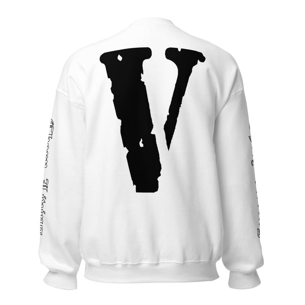 Vlone White Long Sleeve Sweatshirt